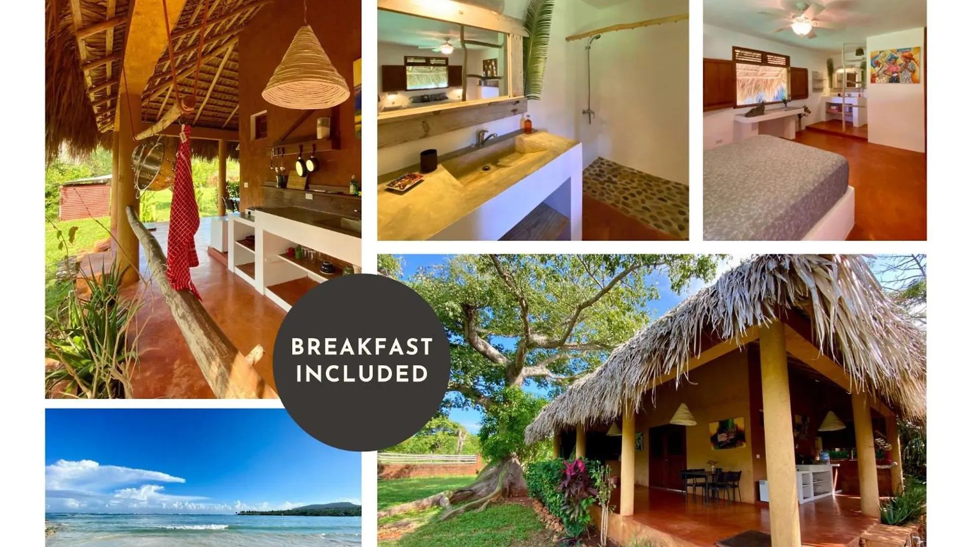 Casas De Mogli 1 - Tropical Bungalow With Breakfast Las Galeras Dominican Republic